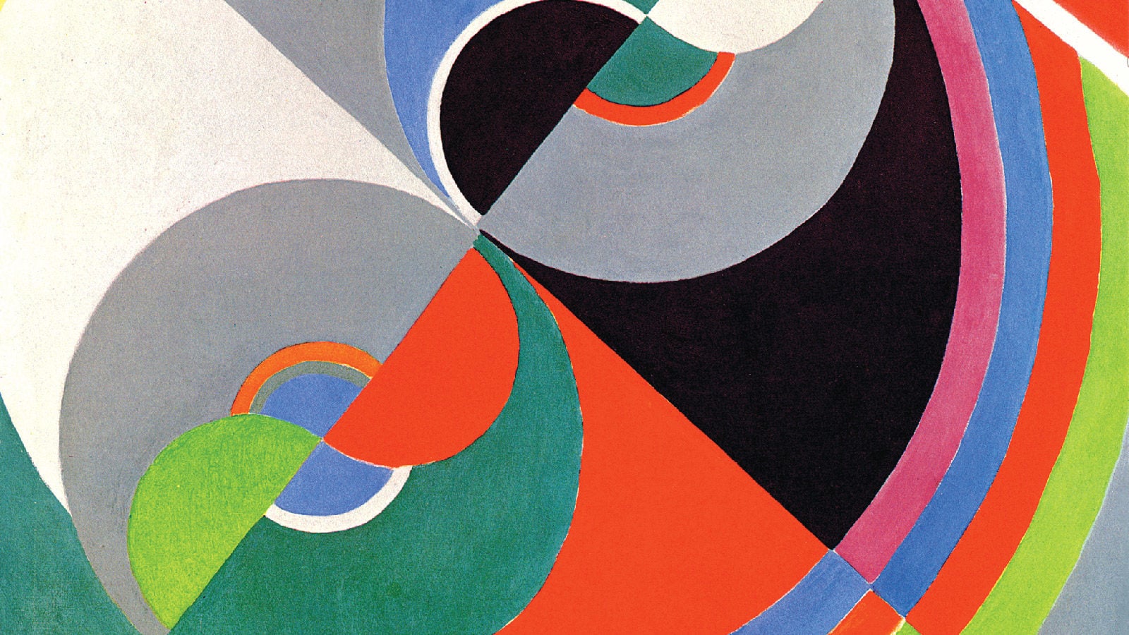 SONIA DELAUNAY, RHYTHM COLOUR NO. 1076, 1939 (DETAIL)