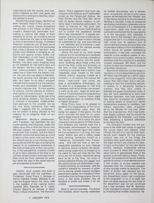 One of a selection of stills from inside the issue