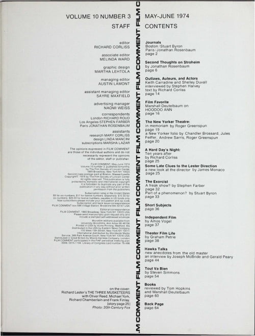 One of a selection of stills from inside the issue