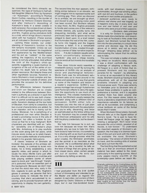 One of a selection of stills from inside the issue