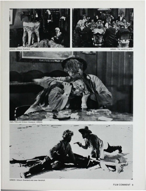 One of a selection of stills from inside the issue