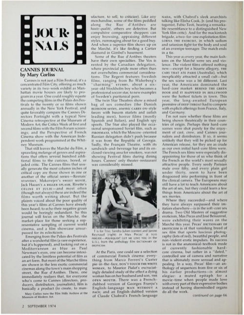 One of a selection of stills from inside the issue