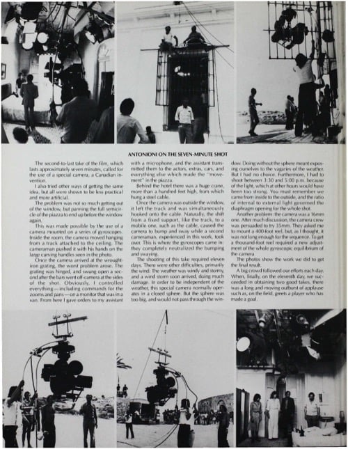 One of a selection of stills from inside the issue