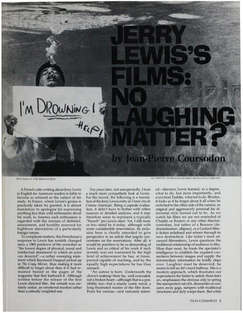 One of a selection of stills from inside the issue