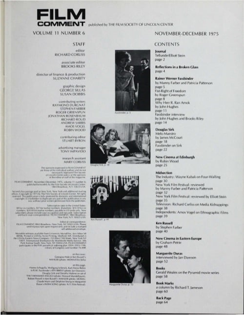 One of a selection of stills from inside the issue