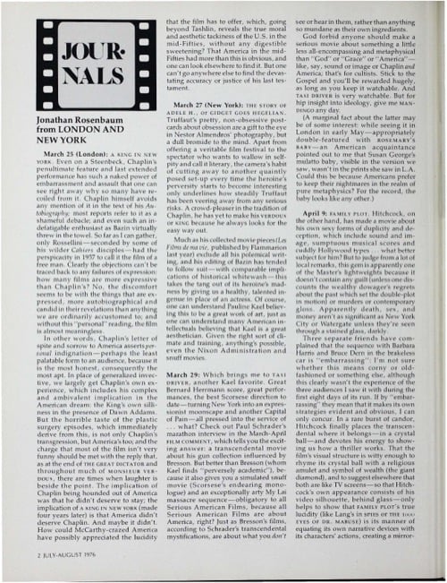 One of a selection of stills from inside the issue