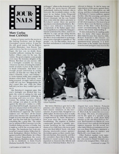 One of a selection of stills from inside the issue