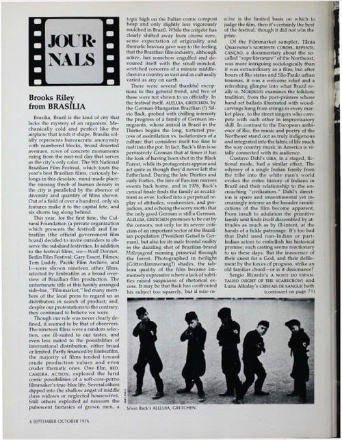 One of a selection of stills from inside the issue