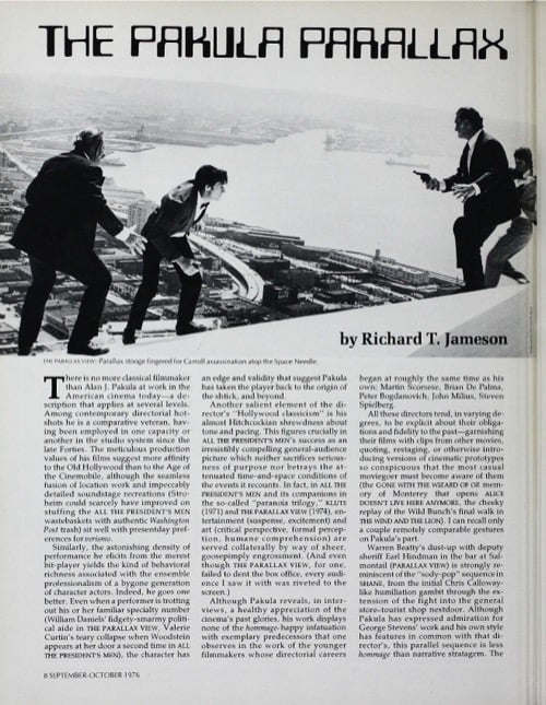 One of a selection of stills from inside the issue