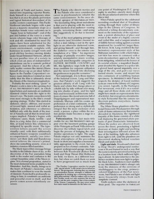 One of a selection of stills from inside the issue