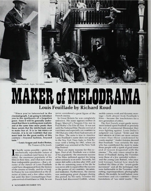 One of a selection of stills from inside the issue