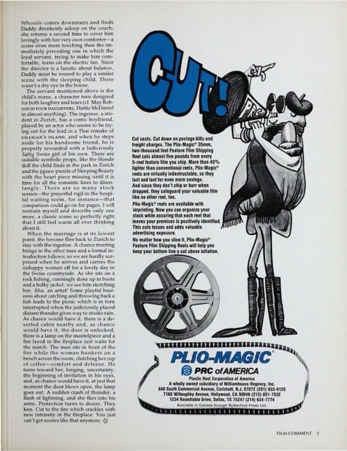 One of a selection of stills from inside the issue