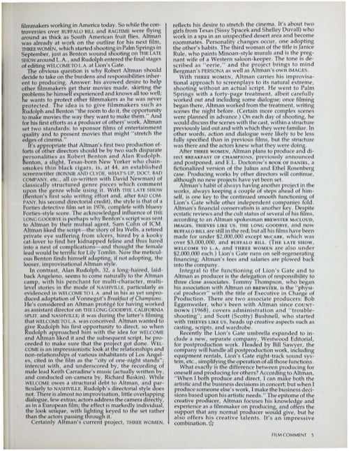 One of a selection of stills from inside the issue