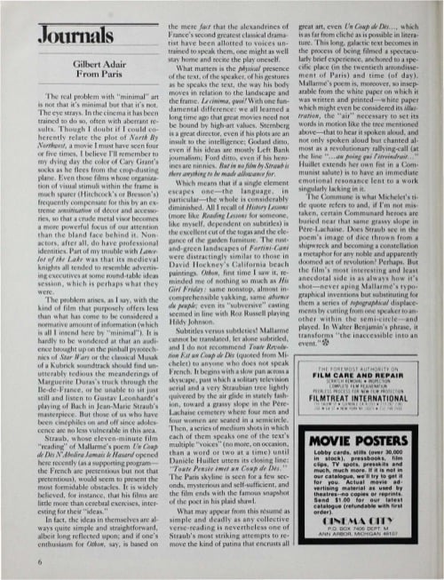 One of a selection of stills from inside the issue