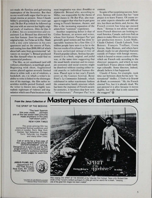 One of a selection of stills from inside the issue