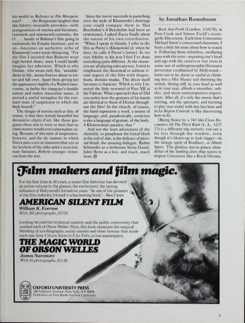 One of a selection of stills from inside the issue
