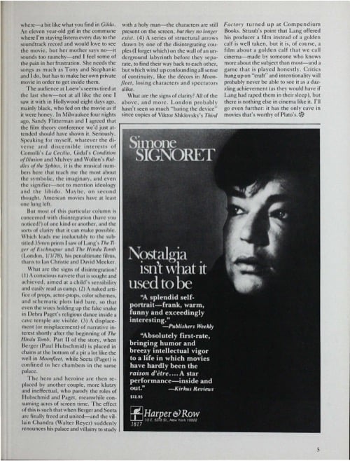 One of a selection of stills from inside the issue