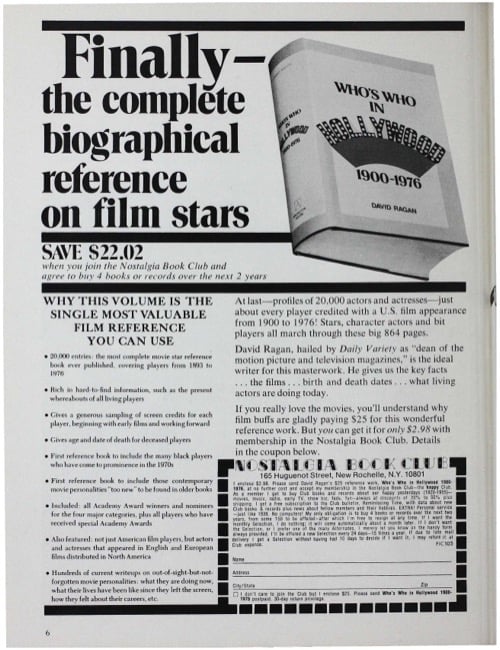 One of a selection of stills from inside the issue