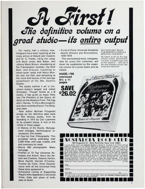 One of a selection of stills from inside the issue