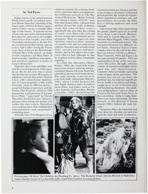 One of a selection of stills from inside the issue