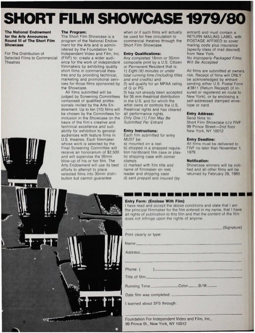 One of a selection of stills from inside the issue
