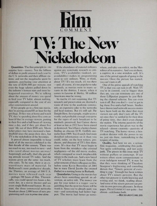 One of a selection of stills from inside the issue