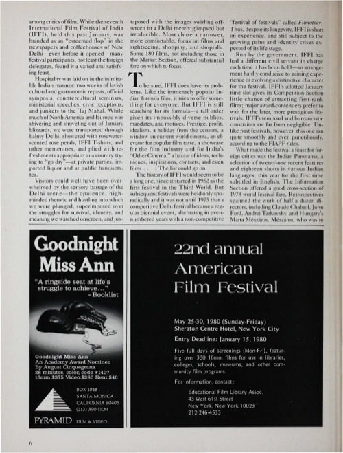 One of a selection of stills from inside the issue