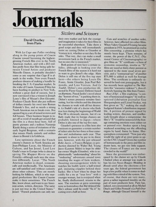One of a selection of stills from inside the issue