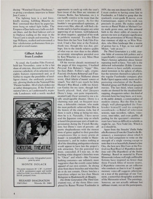 One of a selection of stills from inside the issue
