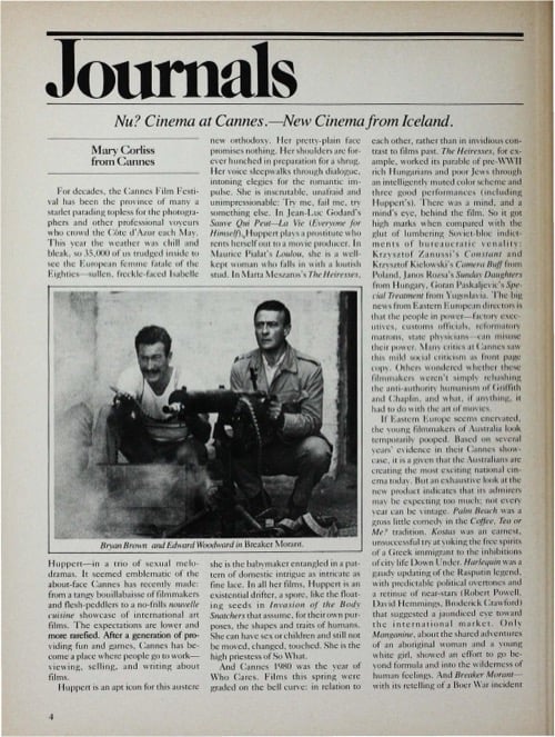 One of a selection of stills from inside the issue