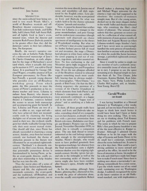 One of a selection of stills from inside the issue