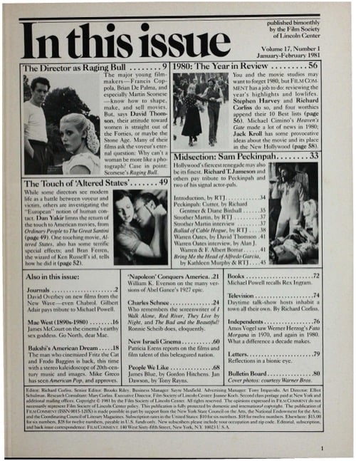 One of a selection of stills from inside the issue