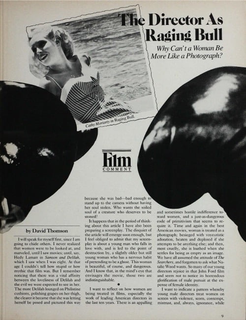 One of a selection of stills from inside the issue