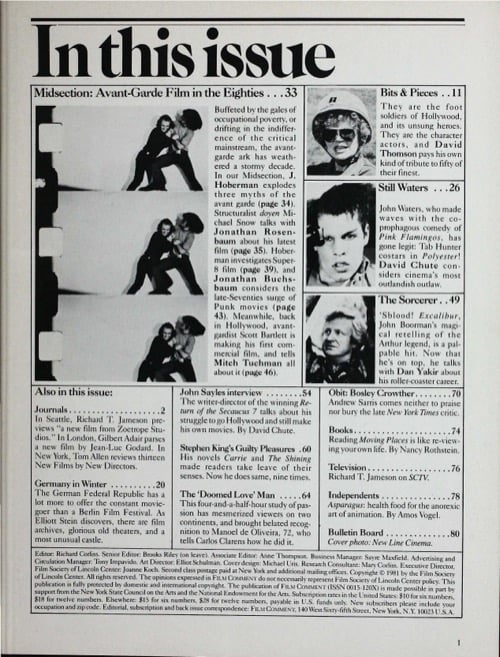 One of a selection of stills from inside the issue