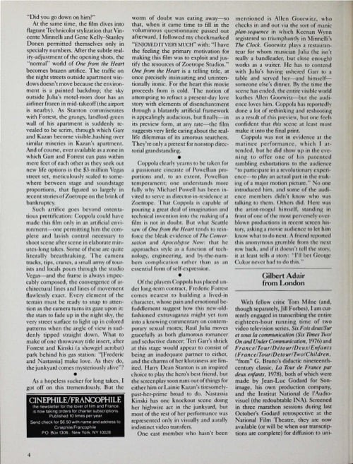 One of a selection of stills from inside the issue