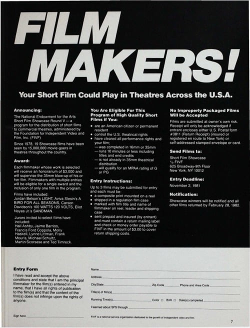 One of a selection of stills from inside the issue