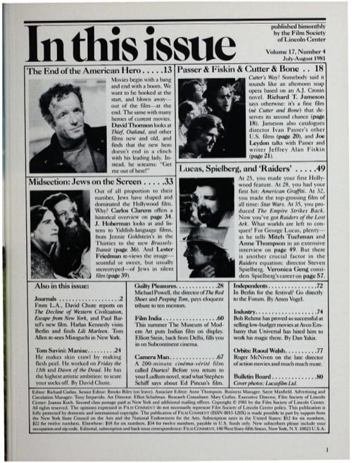 One of a selection of stills from inside the issue