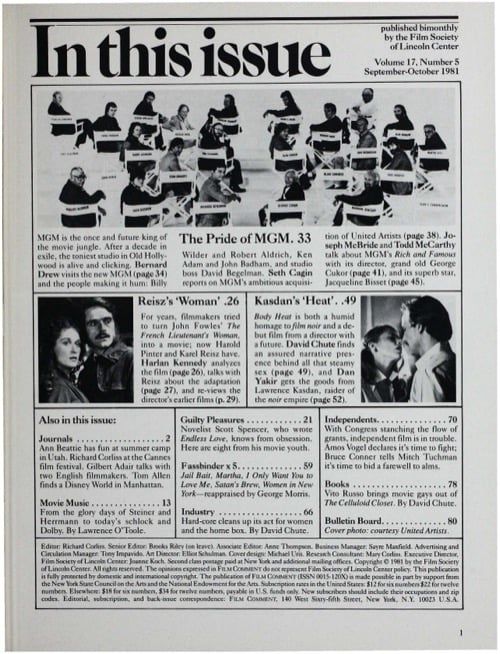 One of a selection of stills from inside the issue