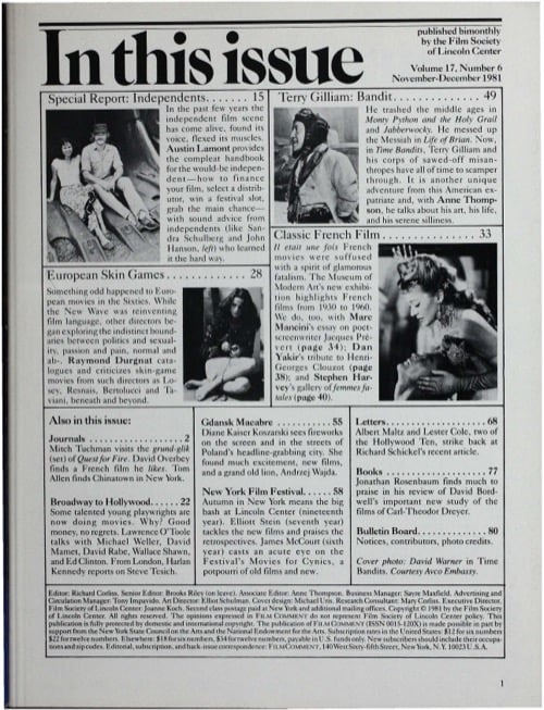 One of a selection of stills from inside the issue