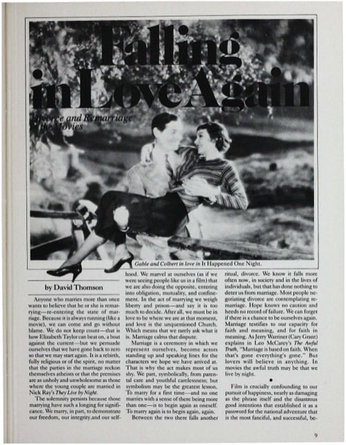 One of a selection of stills from inside the issue