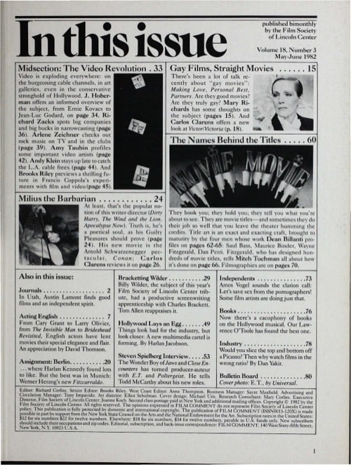 One of a selection of stills from inside the issue