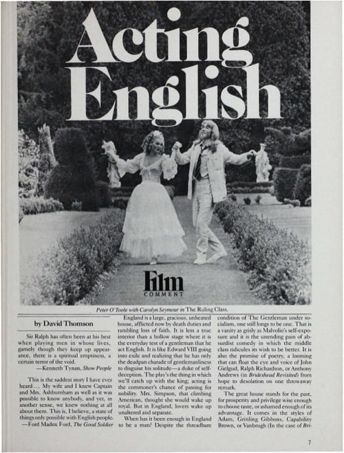 One of a selection of stills from inside the issue