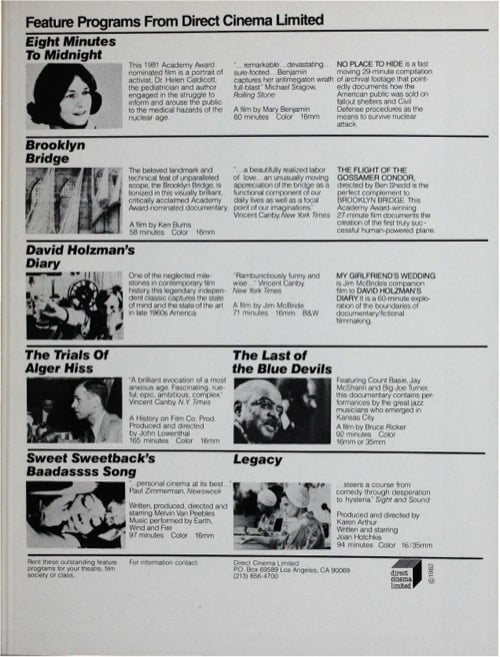 One of a selection of stills from inside the issue
