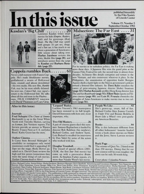 One of a selection of stills from inside the issue