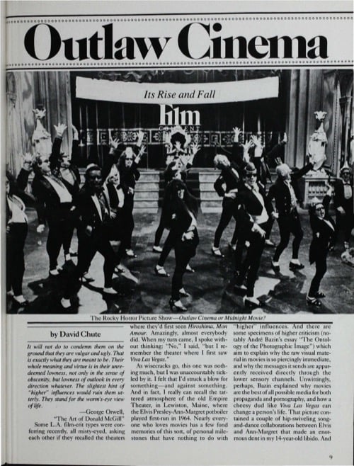 One of a selection of stills from inside the issue