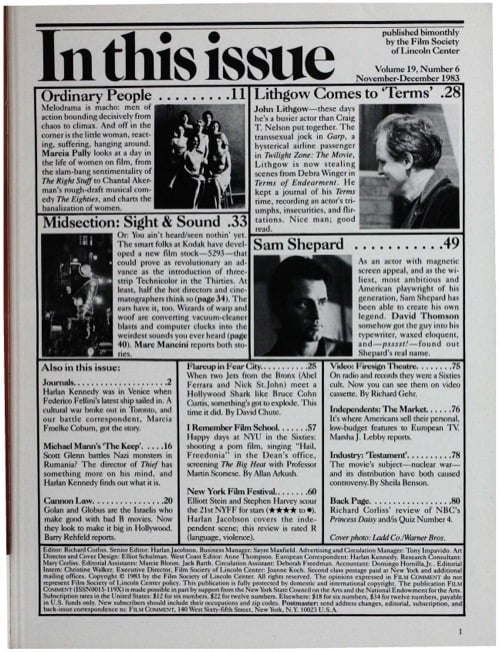 One of a selection of stills from inside the issue