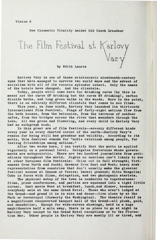 One of a selection of stills from inside the issue