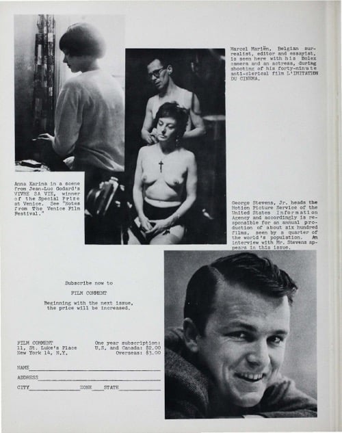 One of a selection of stills from inside the issue