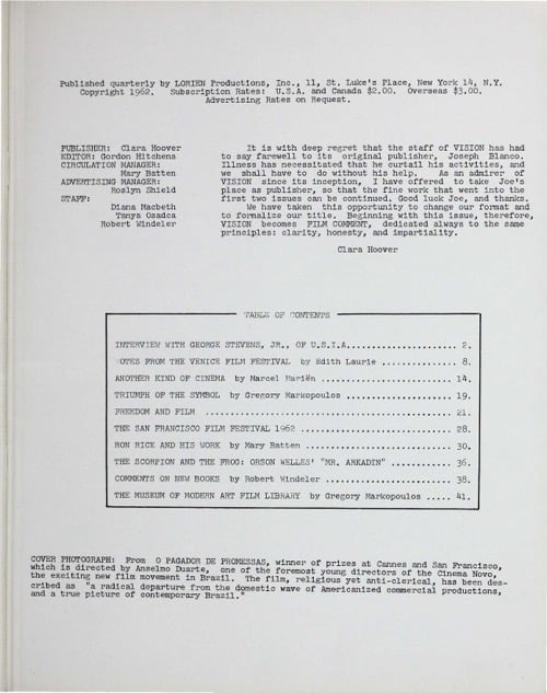 One of a selection of stills from inside the issue