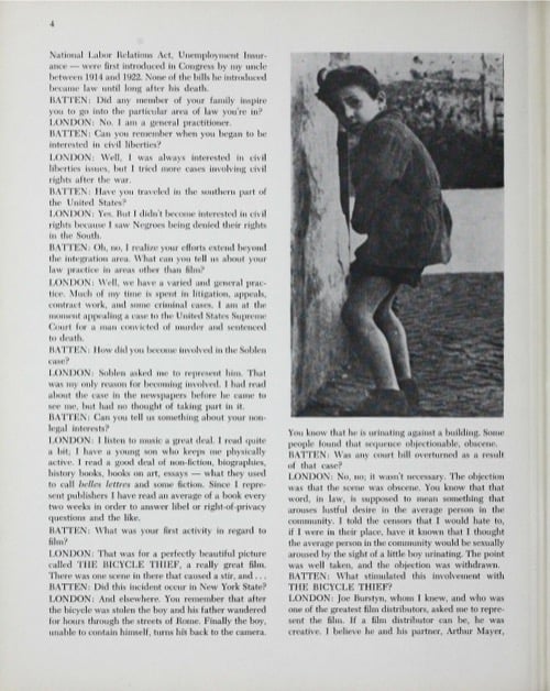 One of a selection of stills from inside the issue